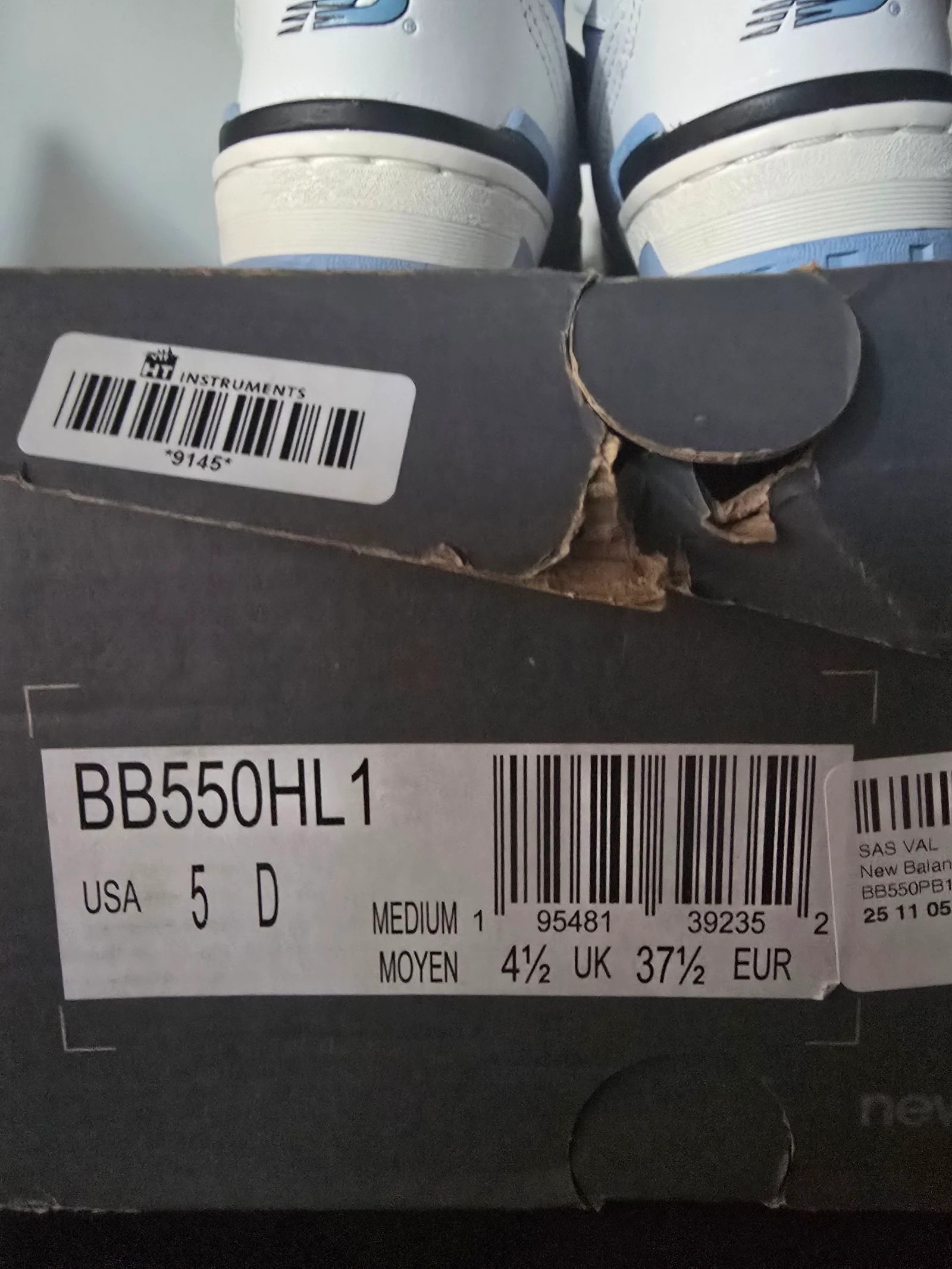 Sneakers New Balance BB550HL1 maat 37 1/2 – photo 5